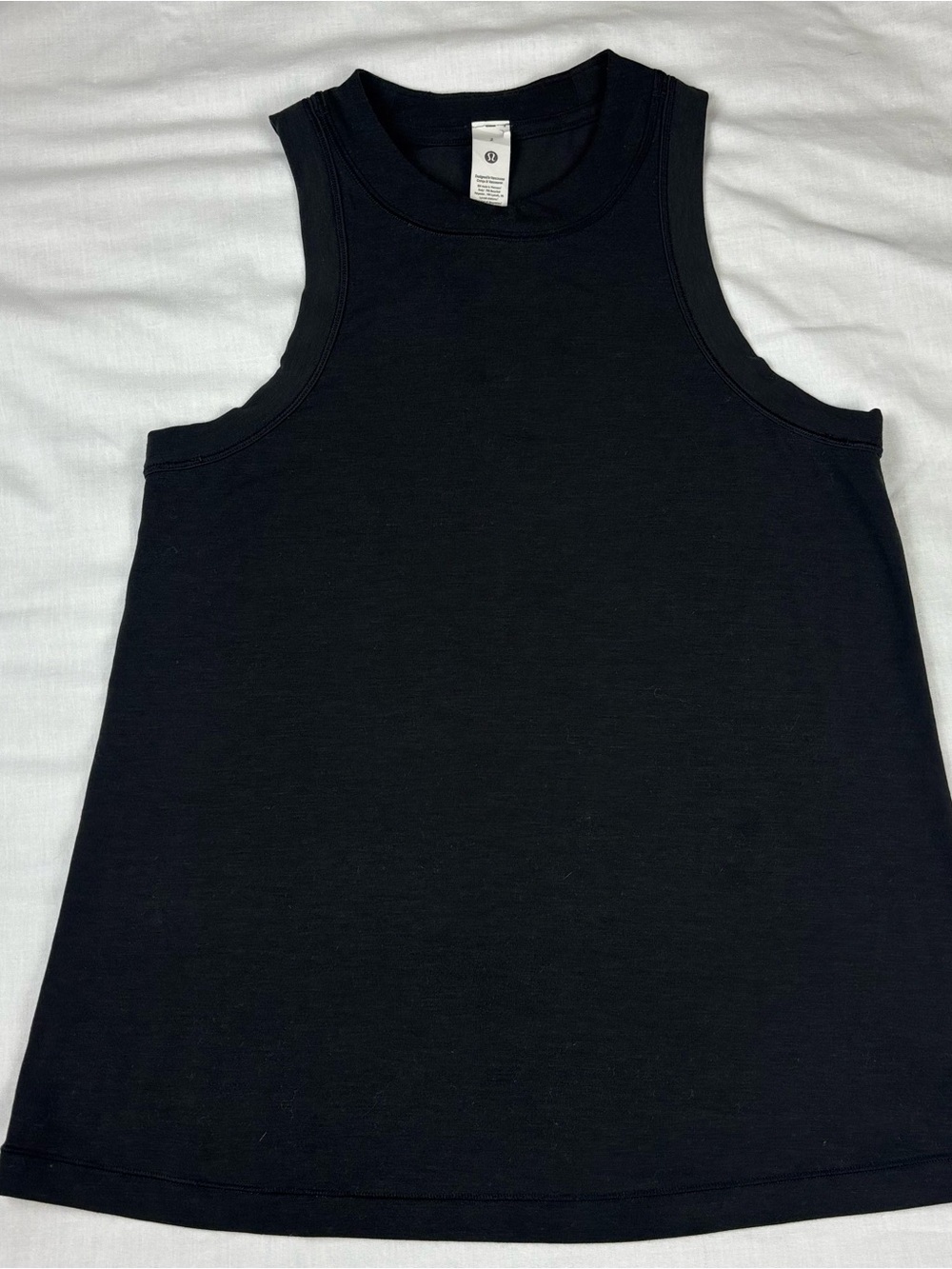 Black Lululemon Jersey Training Tank Top